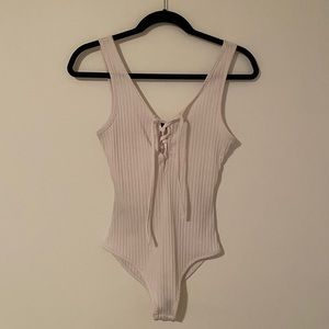 Lace up bodysuit